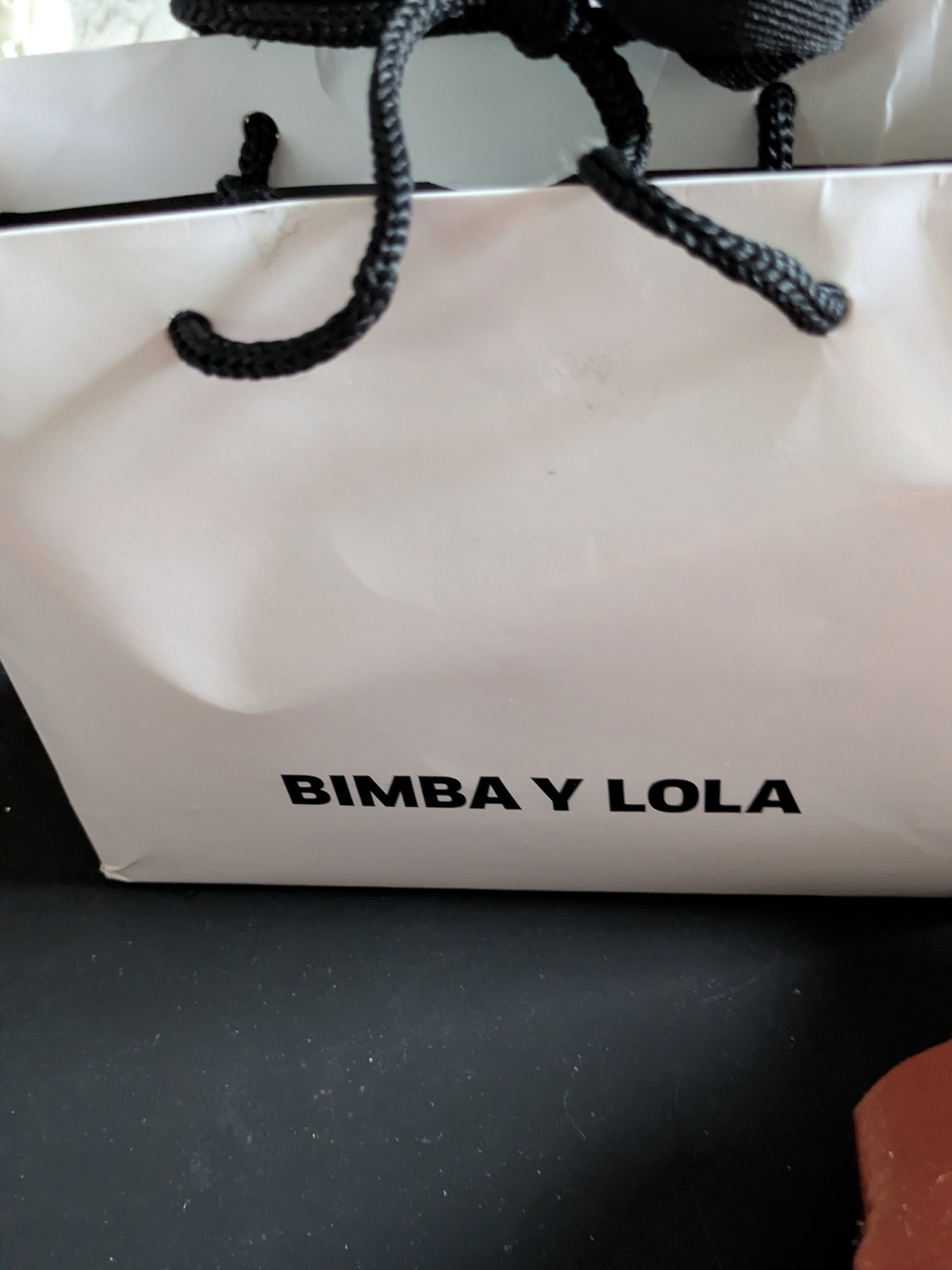 Bimba y Lola Black Woven Shoulder Bag - Picture 11 of 11